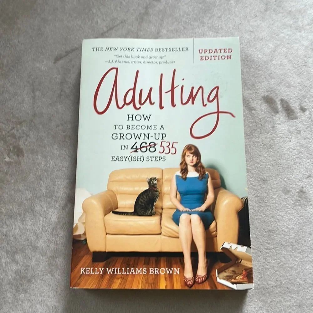 *ADULTING* New Paperback Book